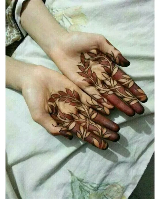Plait Inspired Trendy Arabic Mehndi Design