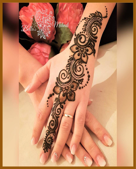 Cross-hatch pattern in aesthetic back hand design asthetic%20back%20hand Mehndi Design Cross-hatch pattern in aesthetic back hand design asthetic%20back%20hand Mehndi Design