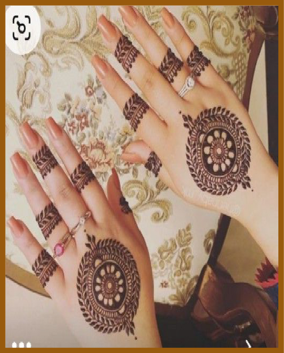 Round mandala with light finger rings aesthetic back hand asthetic%20back%20hand Mehndi Design Round mandala with light finger rings aesthetic back hand asthetic%20back%20hand Mehndi Design