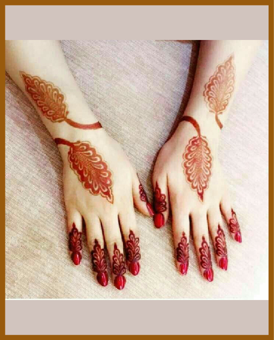 Traditional aesthetic back hand with bold leaves asthetic%20back%20hand Mehndi Design Traditional aesthetic back hand with bold leaves asthetic%20back%20hand Mehndi Design