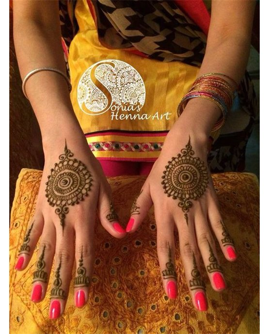 Artistic Cluster Placement On Back Hand Mehndi Design Artistic Cluster Placement On Back Hand Mehndi Design