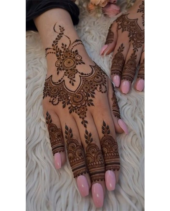 Ring And Stroke Bold Back Hand Mehndi Design Pathway Ring And Stroke Bold Back Hand Mehndi Design Pathway