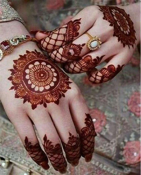 Timeless Orchid And Fusion Covering Back Hand Mehndi Design Timeless Orchid And Fusion Covering Back Hand Mehndi Design