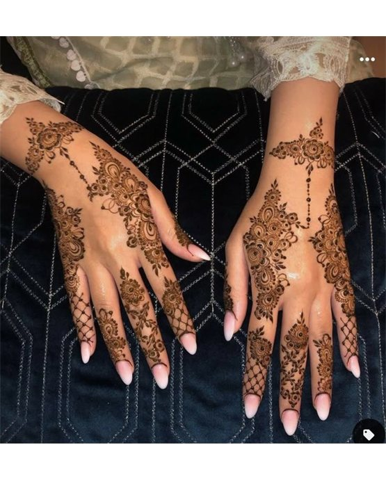 Unique Hook Art Blending Into Back Hand Mehndi Design Unique Hook Art Blending Into Back Hand Mehndi Design