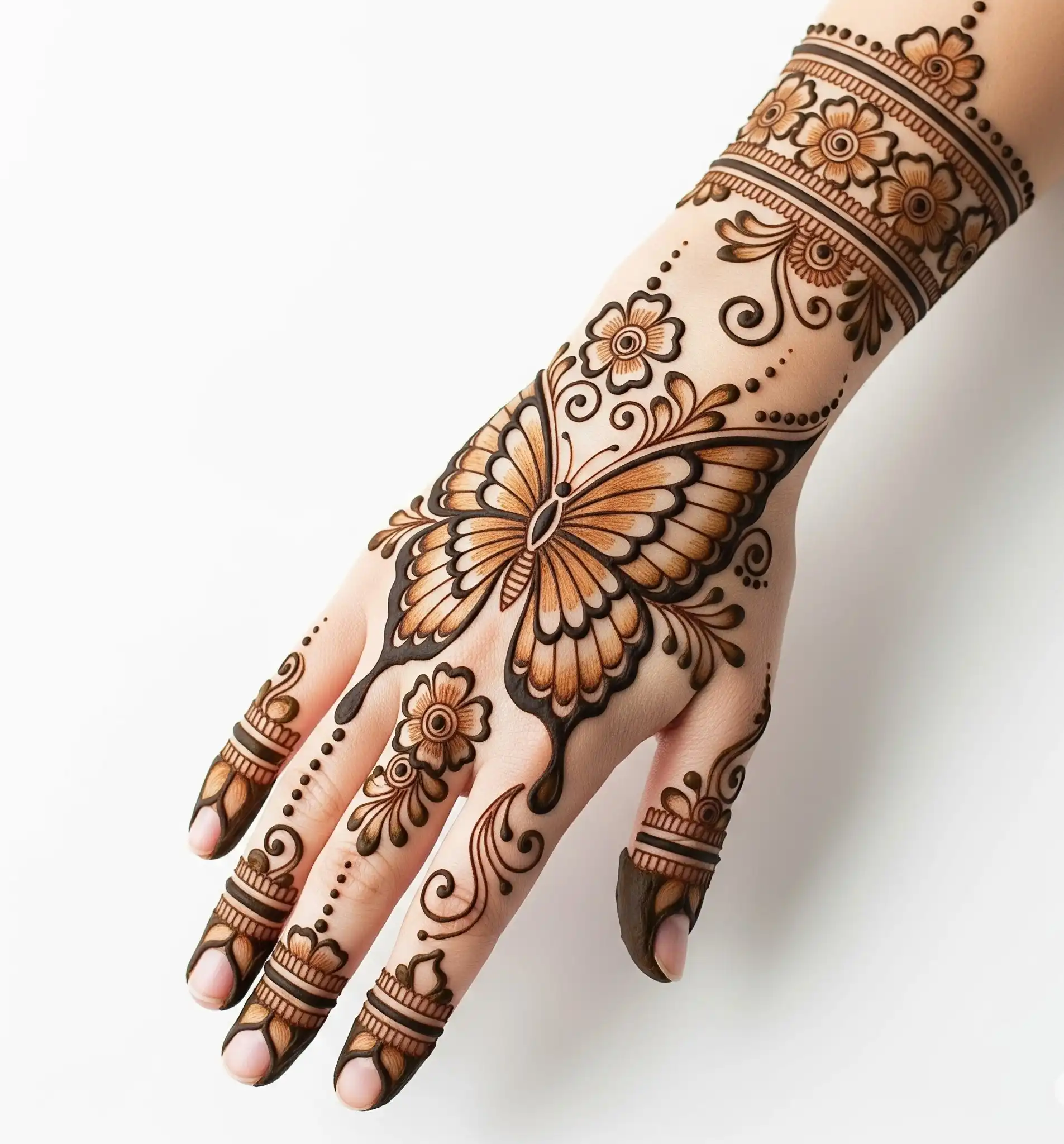 New back hand mehndi design 124 New back hand mehndi design 124