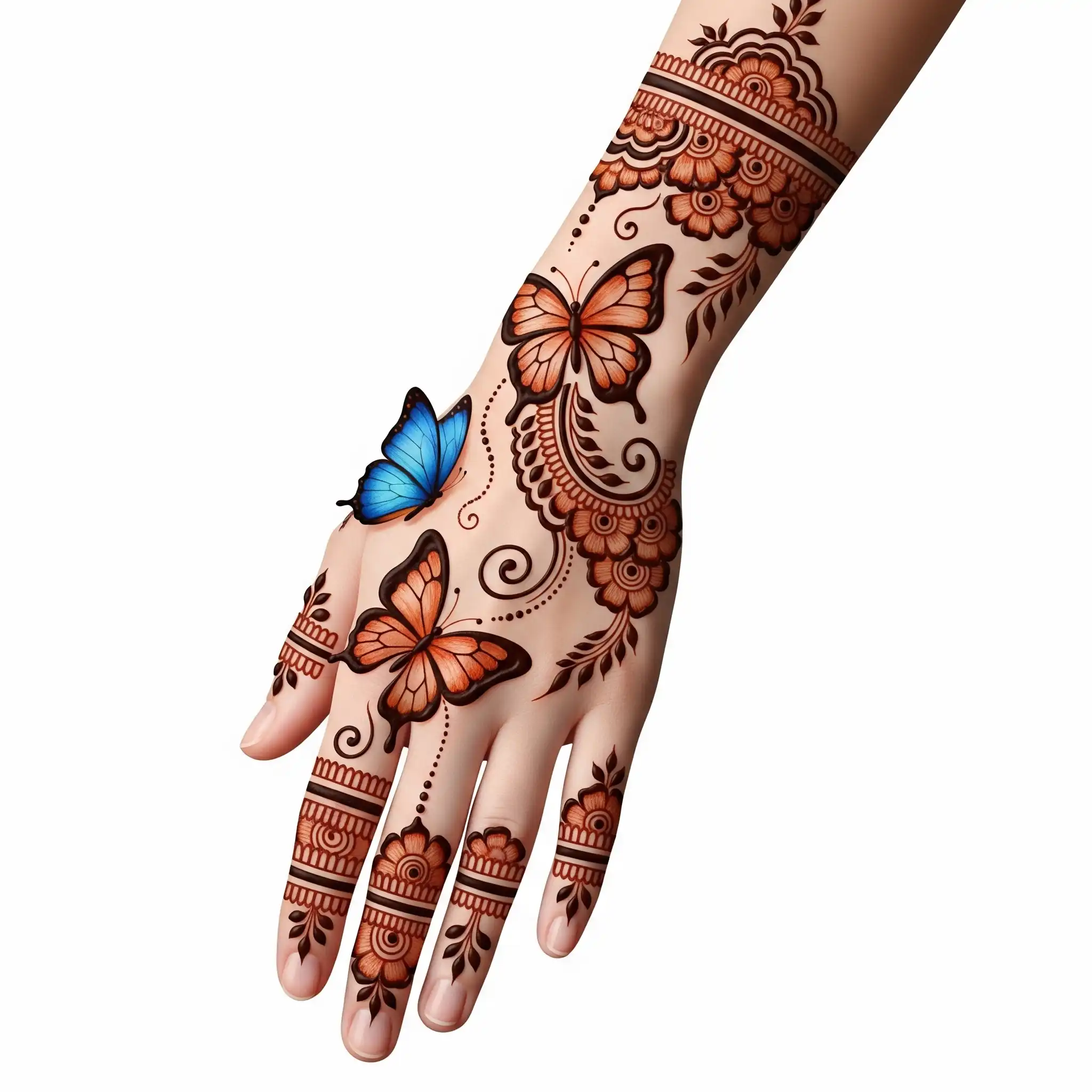 New back hand mehndi design 135 New back hand mehndi design 135