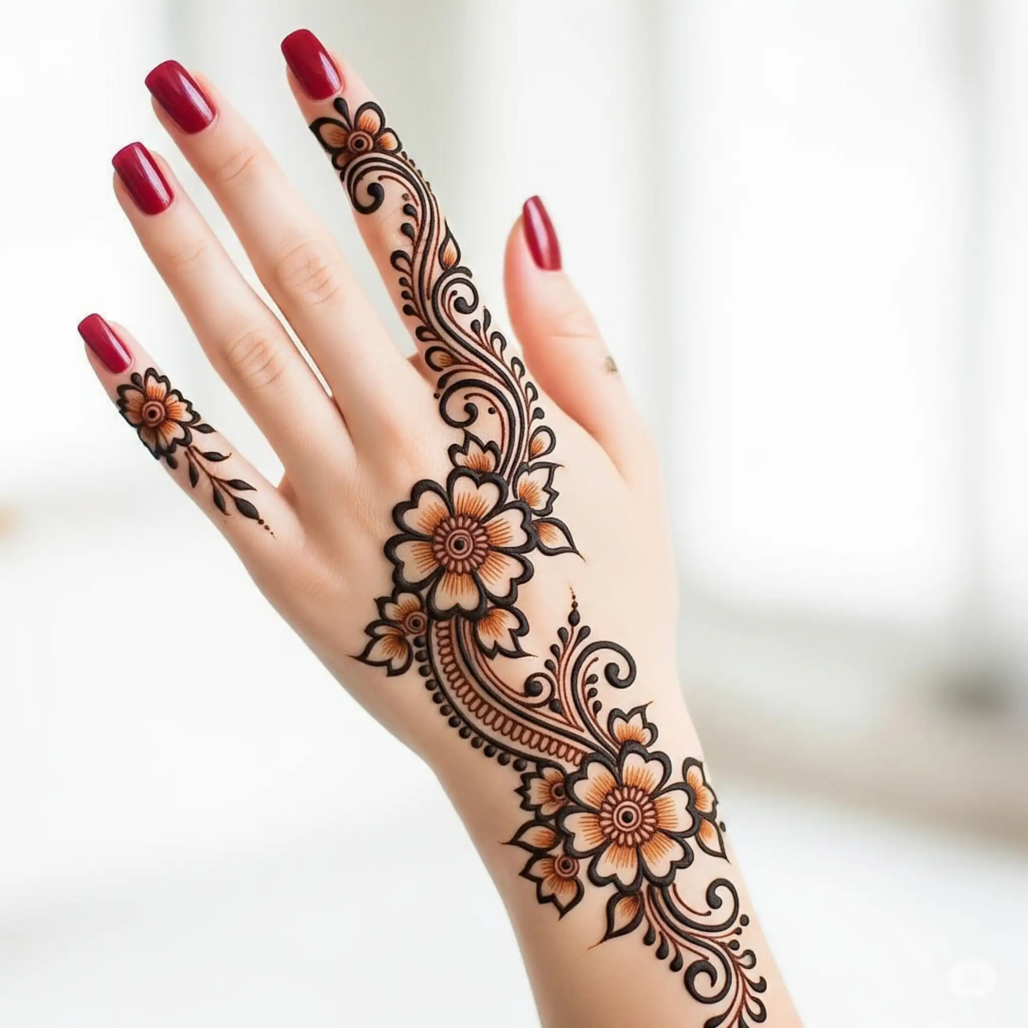 New back hand mehndi design 138 New back hand mehndi design 138