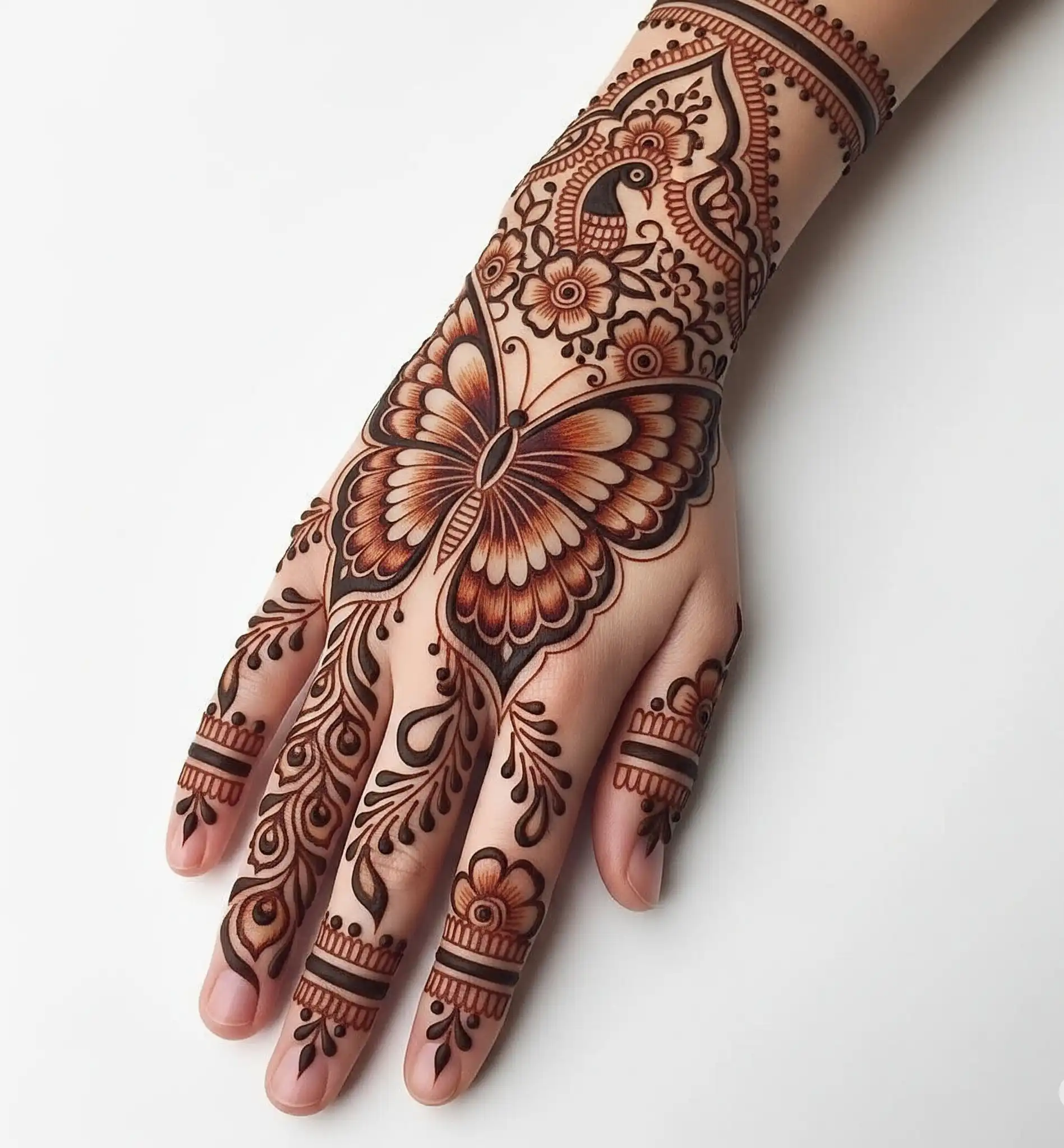 New back hand mehndi design 152 New back hand mehndi design 152
