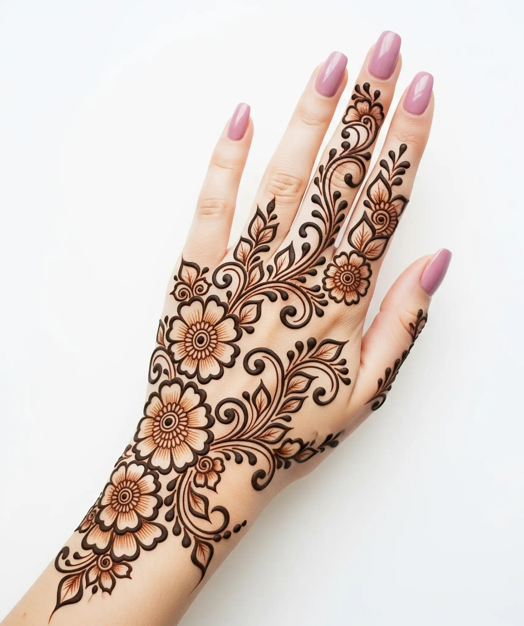 New back hand mehndi design 155 New back hand mehndi design 155