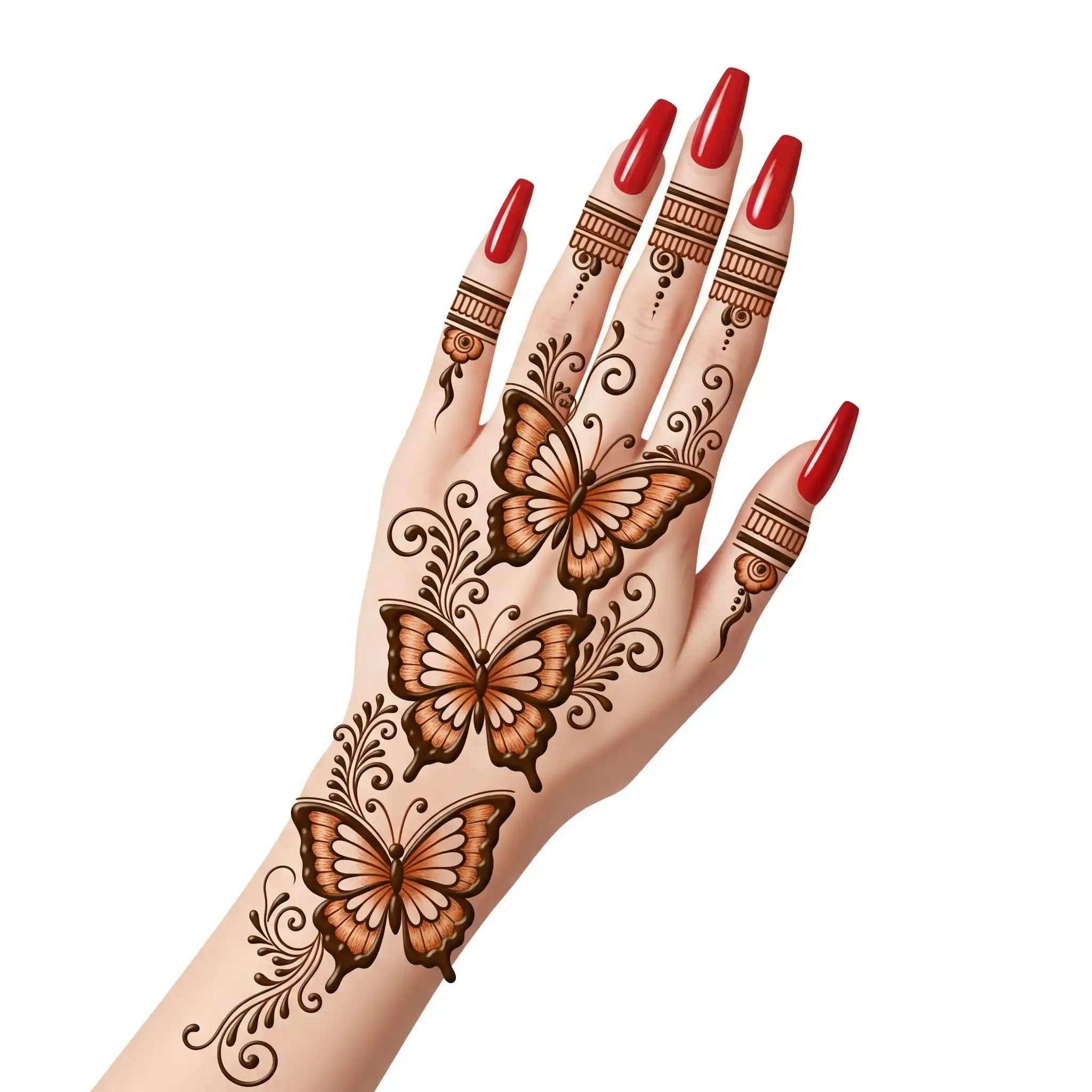 New back hand mehndi design 188 New back hand mehndi design 188