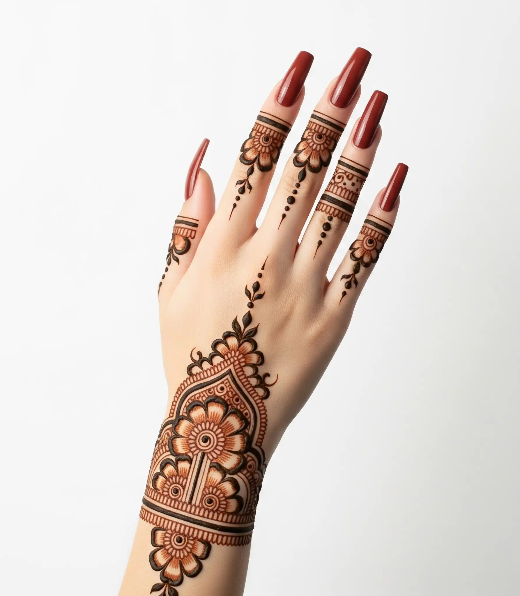 New back hand mehndi design 195 New back hand mehndi design 195