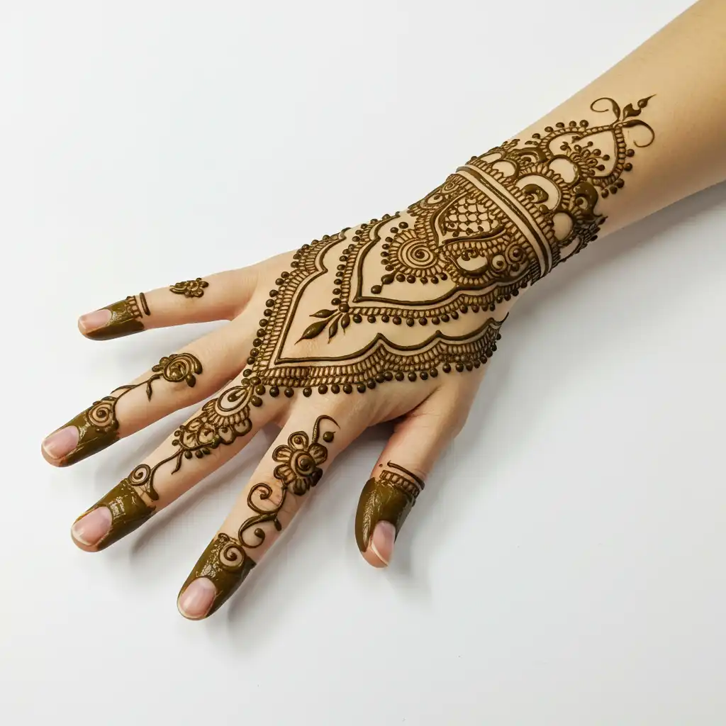 New back hand mehndi design 207 New back hand mehndi design 207
