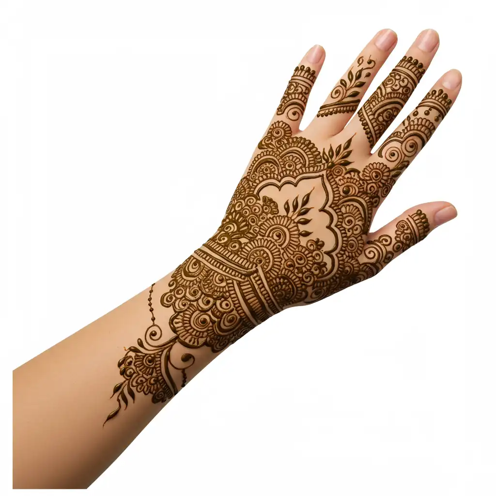 New back hand mehndi design 208 New back hand mehndi design 208