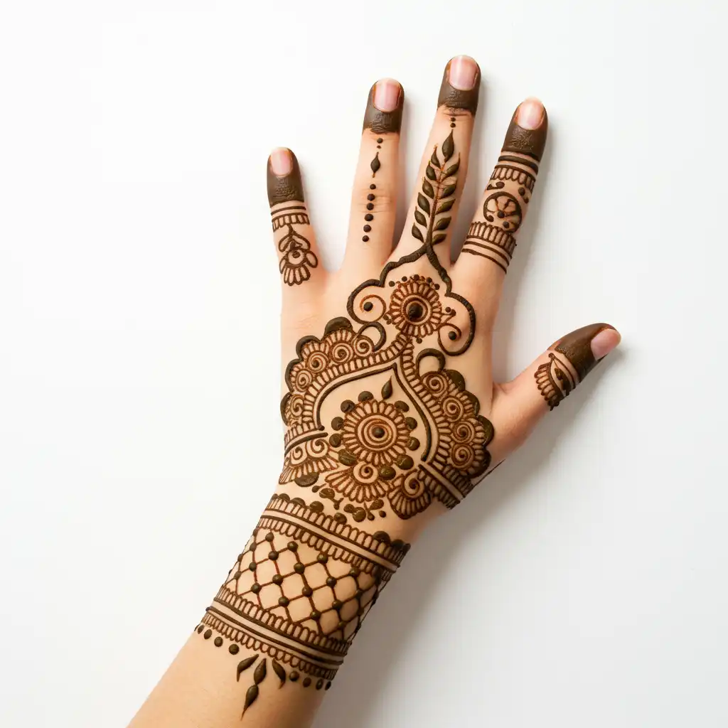 New back hand mehndi design 213 New back hand mehndi design 213