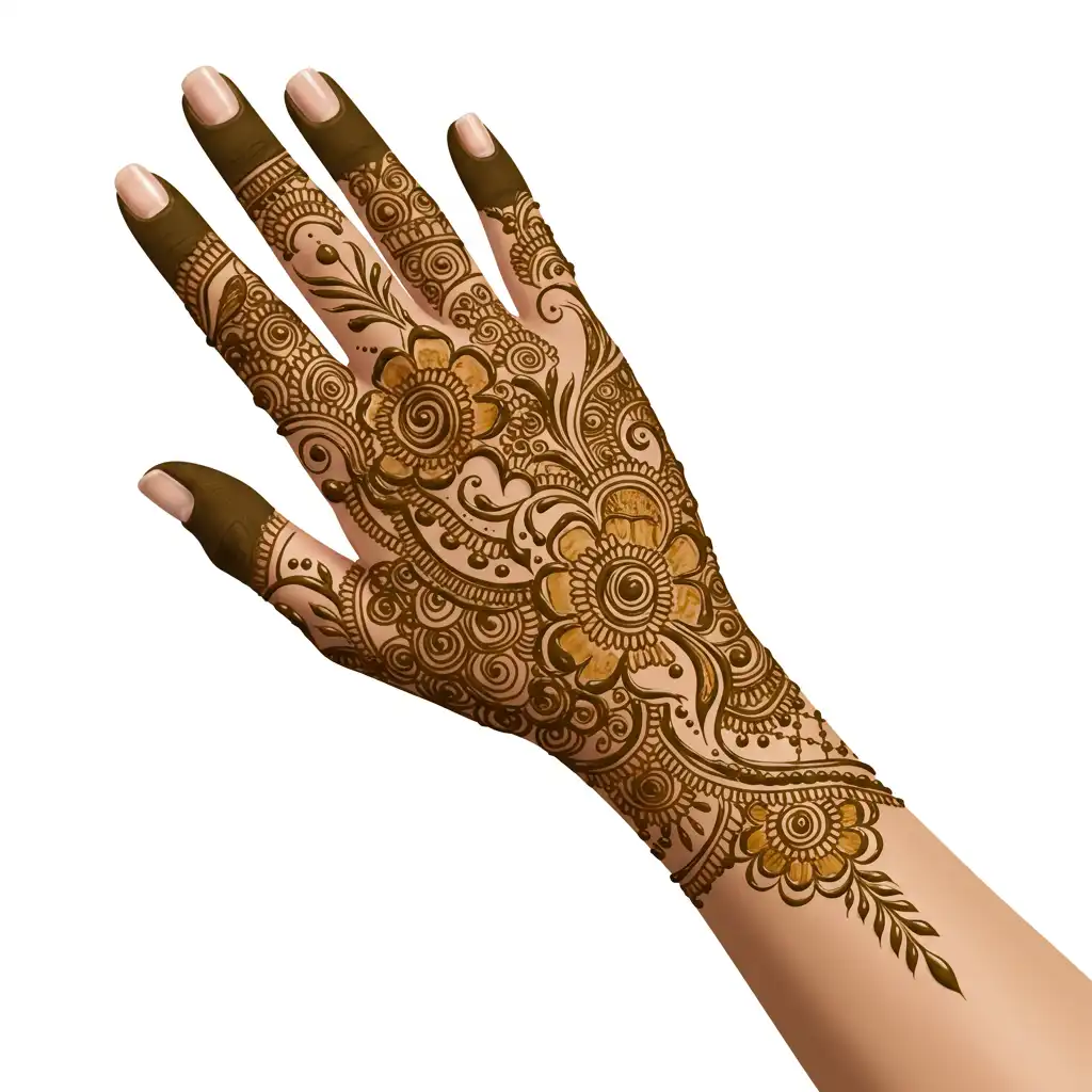 New back hand mehndi design 222 New back hand mehndi design 222