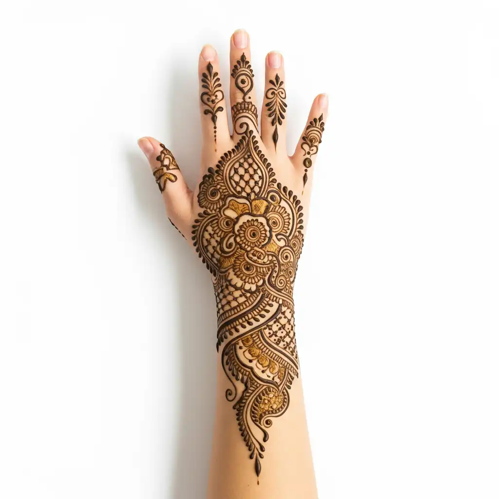 New back hand mehndi design 228 New back hand mehndi design 228