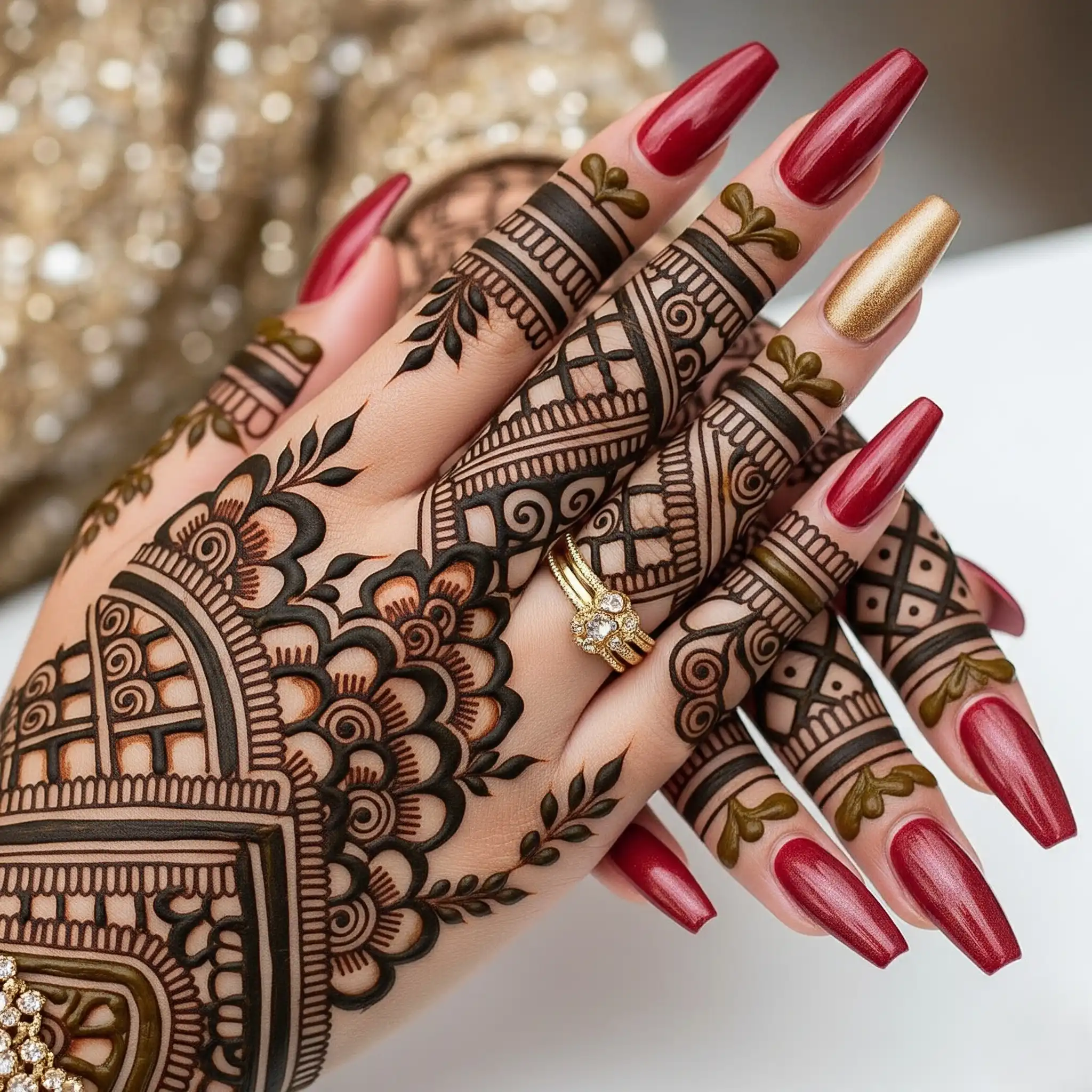 Bridal mehndi design 138 Bridal mehndi design 138