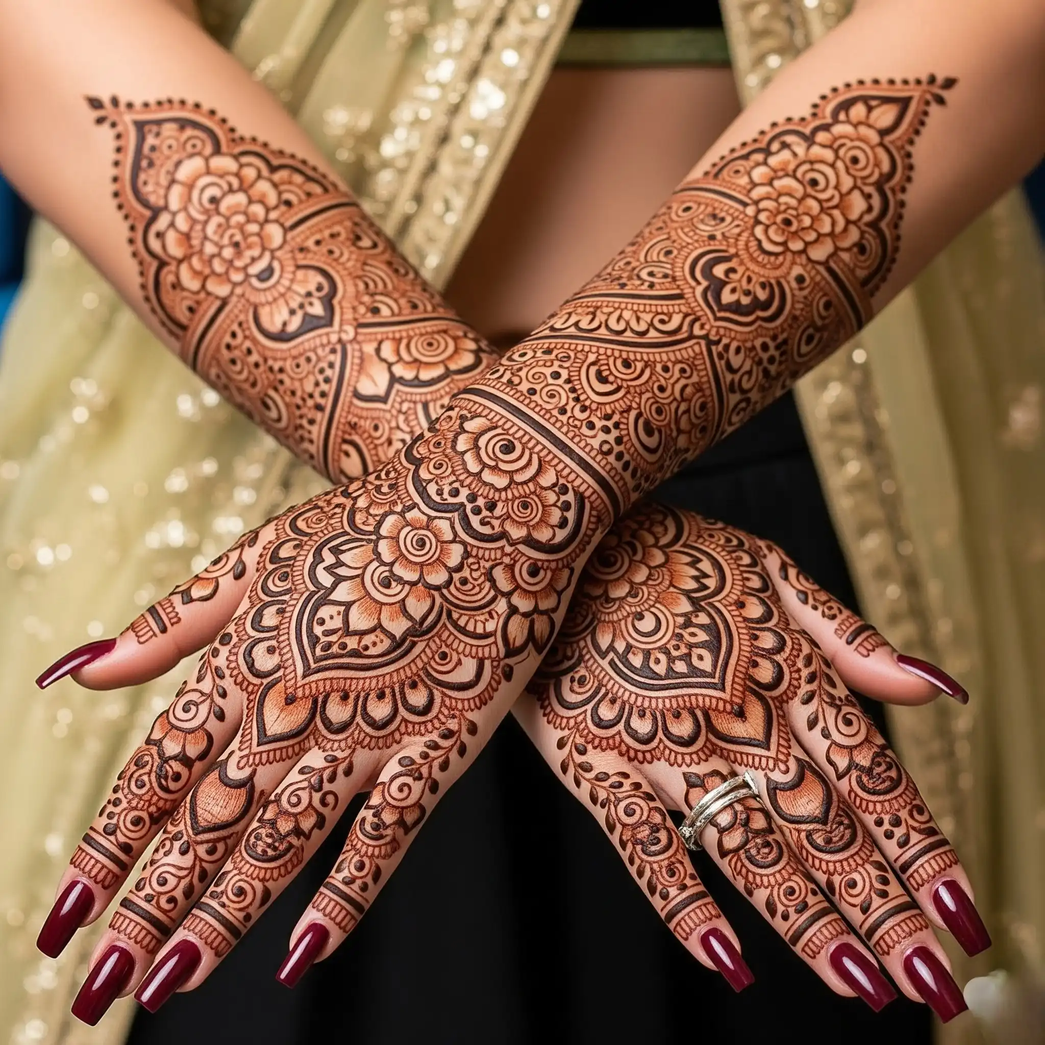 Bridal mehndi design 157 Bridal mehndi design 157
