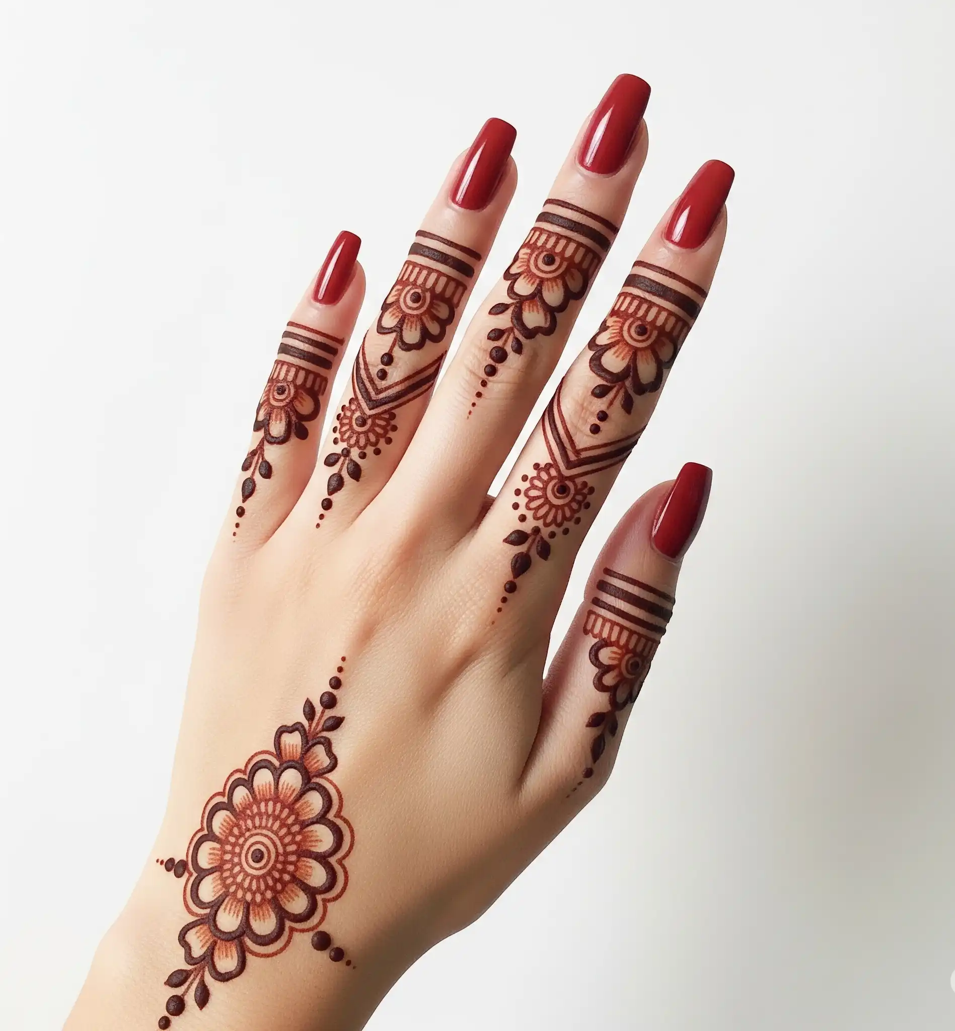 New finger mehndi design 122 New finger mehndi design 122