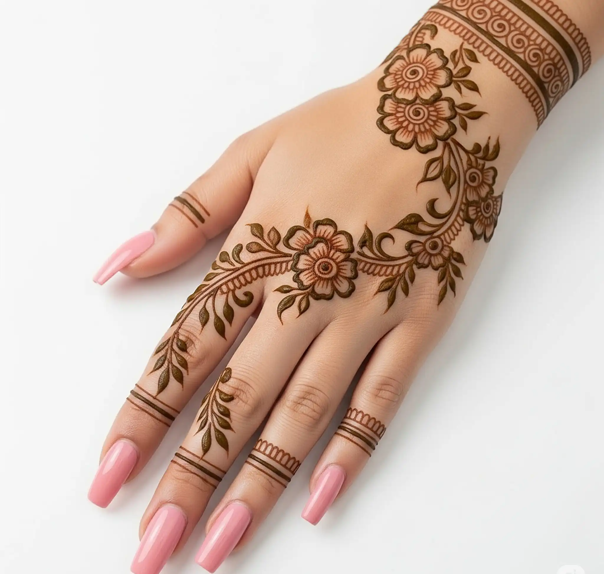 New finger mehndi design 129 New finger mehndi design 129