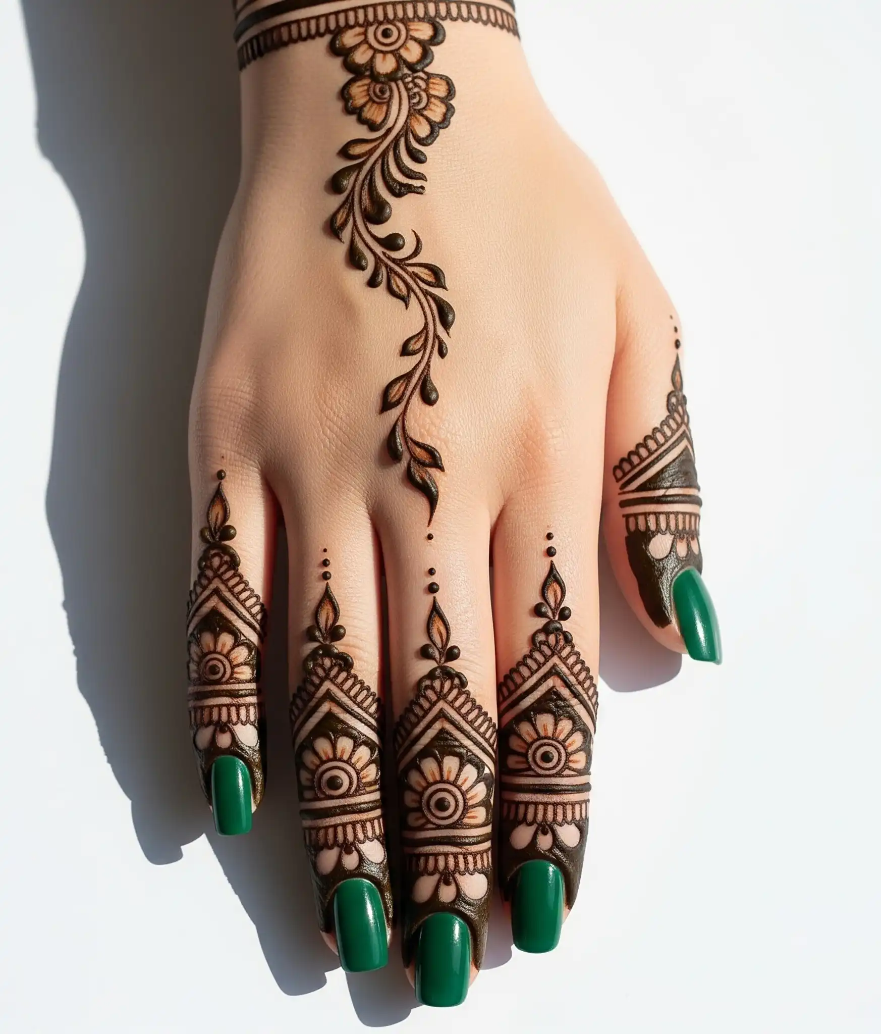 New finger mehndi design 130 New finger mehndi design 130