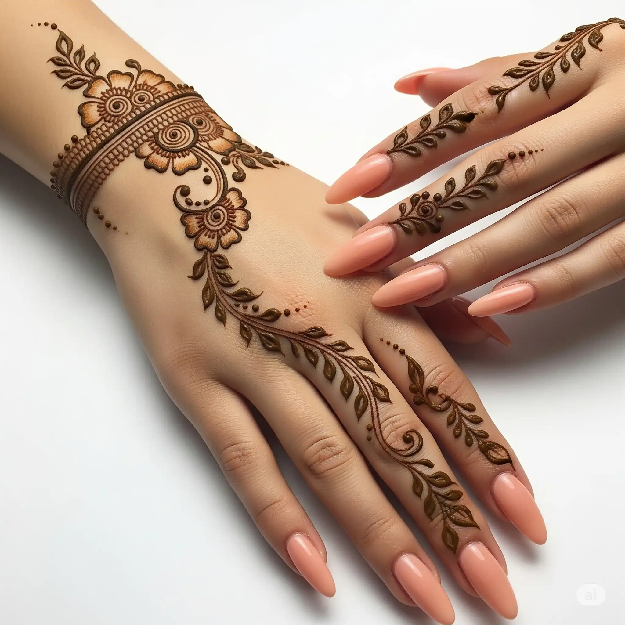 New finger mehndi design 157 New finger mehndi design 157