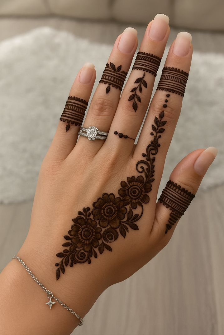 New finger mehndi design 19 New finger mehndi design 19