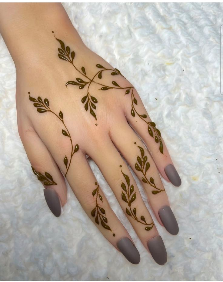 New finger mehndi design 3 New finger mehndi design 3
