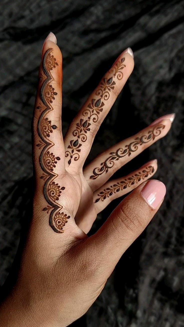 New finger mehndi design 36 New finger mehndi design 36