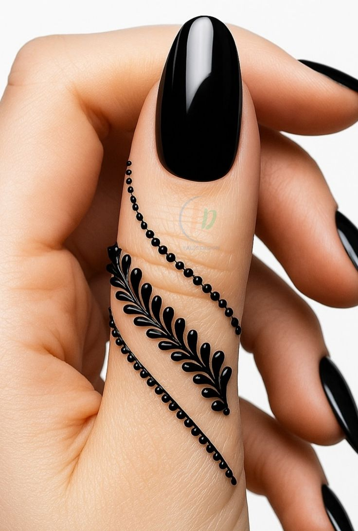 New finger mehndi design 38 New finger mehndi design 38