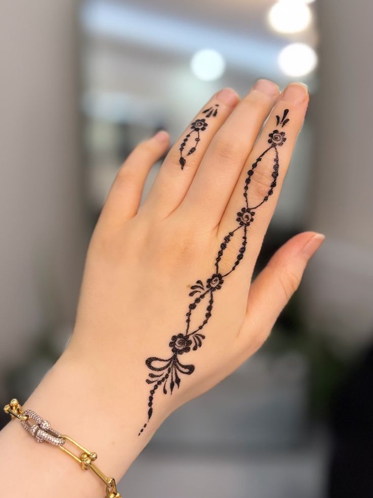 New finger mehndi design 40 New finger mehndi design 40
