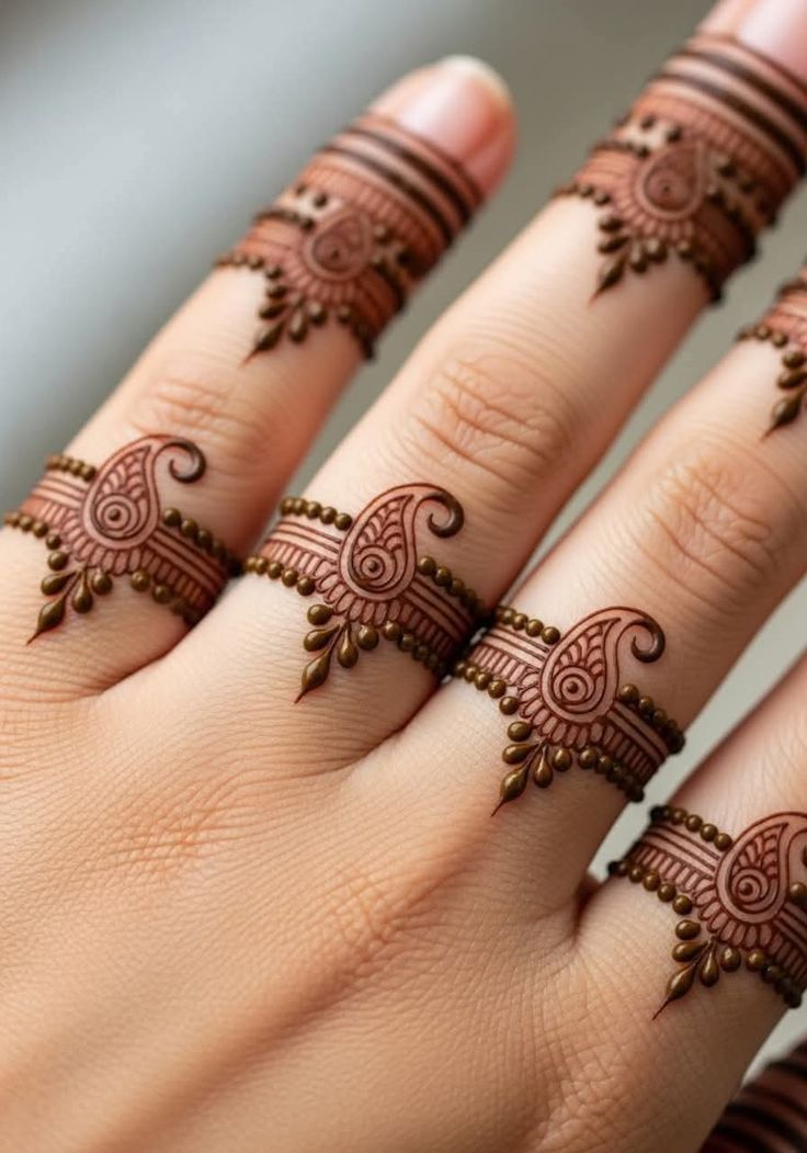 New finger mehndi design 45 New finger mehndi design 45