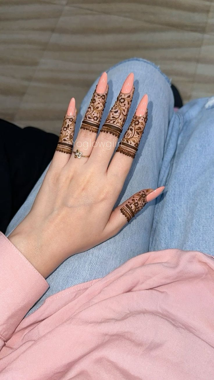 New finger mehndi design 48 New finger mehndi design 48