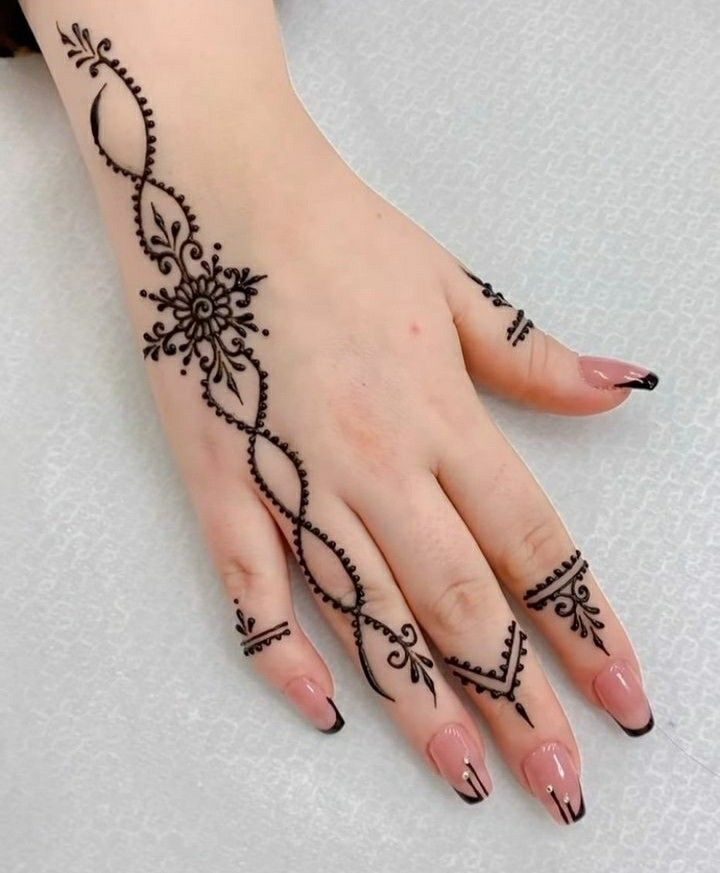 New finger mehndi design 54 New finger mehndi design 54