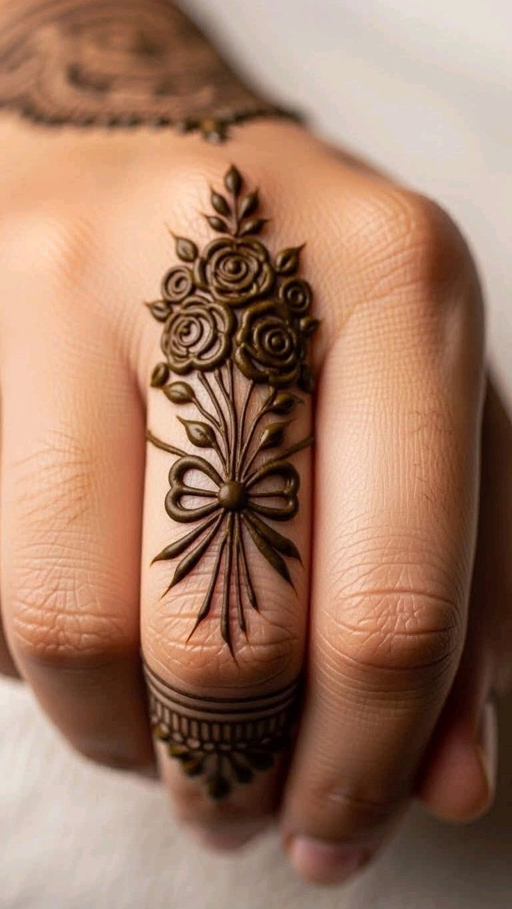 New finger mehndi design 63 New finger mehndi design 63