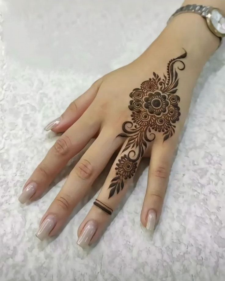 New finger mehndi design 9 New finger mehndi design 9