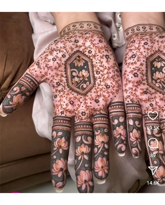 Dainty Silhouette And Hook Covering Front Hand Mehndi Design Dainty Silhouette And Hook Covering Front Hand Mehndi Design