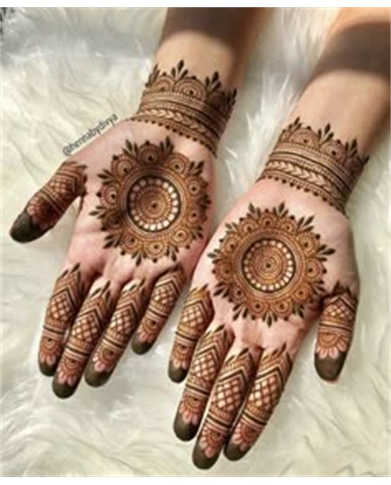 Soft Bead Front Hand Mehndi Design Structure Soft Bead Front Hand Mehndi Design Structure