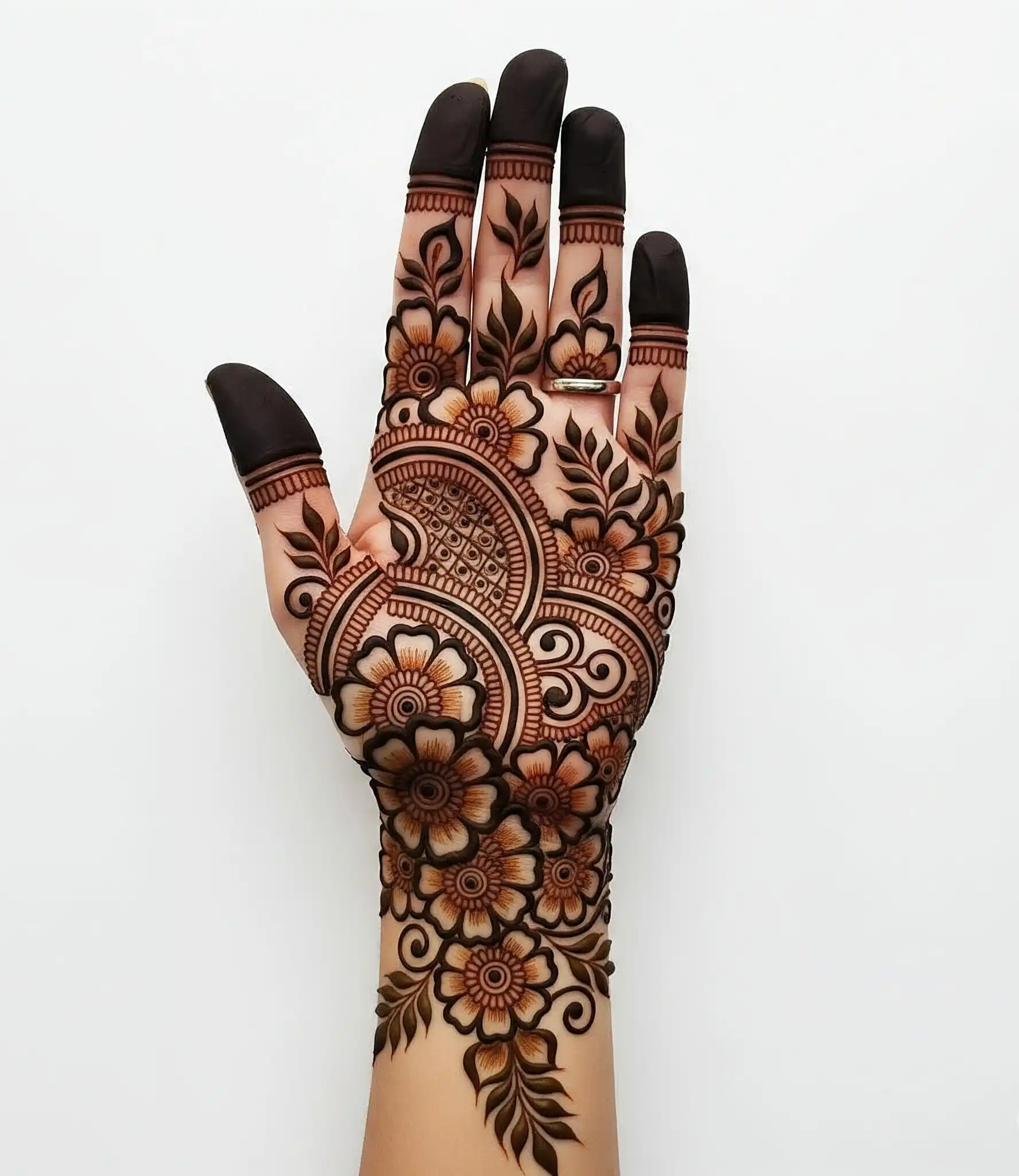 New front hand mehndi design 112 New front hand mehndi design 112