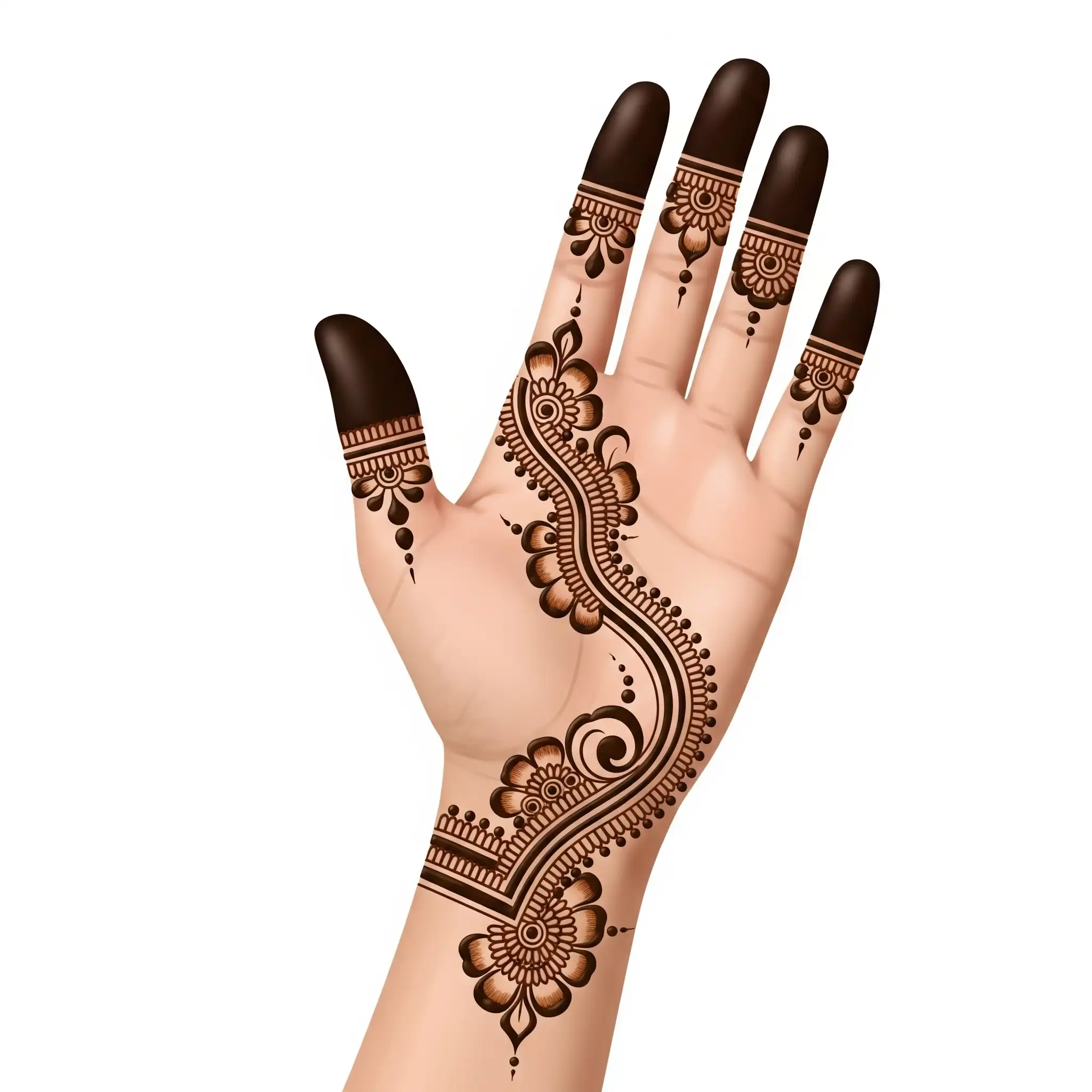 New front hand mehndi design 130 New front hand mehndi design 130