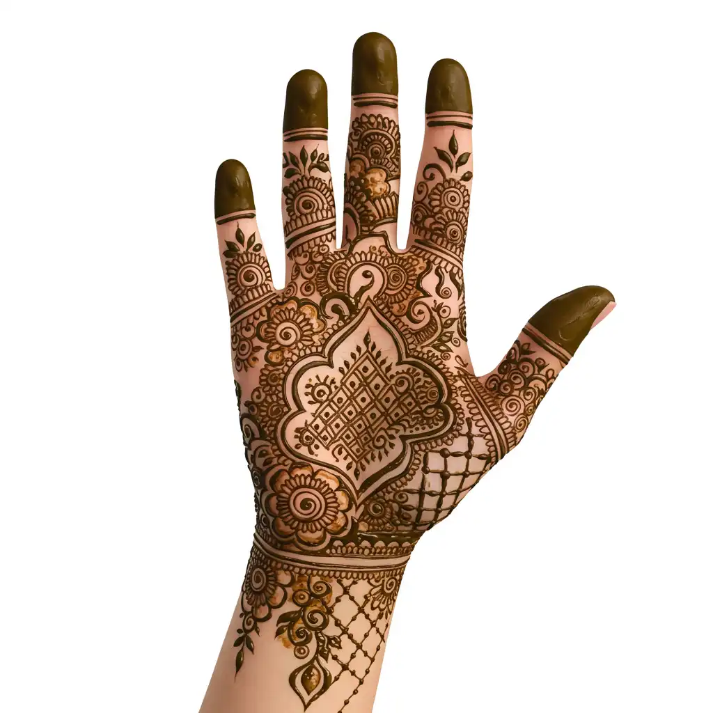 New front hand mehndi design 156 New front hand mehndi design 156