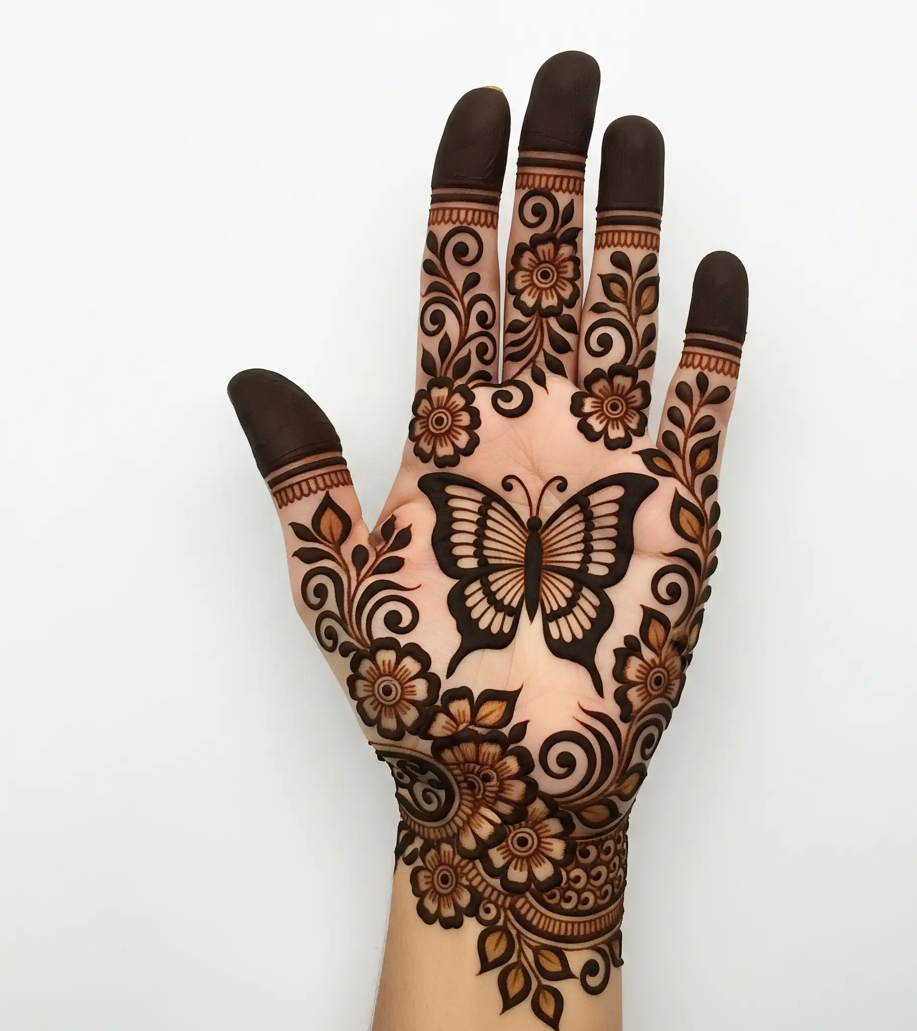 New front hand mehndi design 158 New front hand mehndi design 158