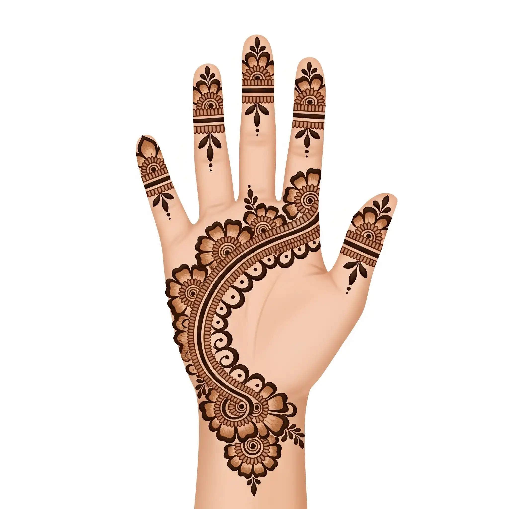 New front hand mehndi design 174 New front hand mehndi design 174