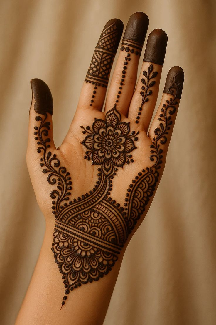 New front hand mehndi design 18 New front hand mehndi design 18