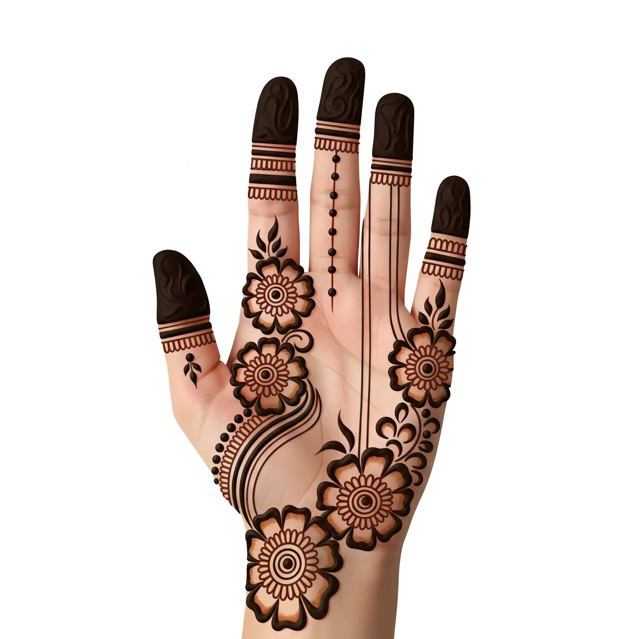 New front hand mehndi design 185 New front hand mehndi design 185