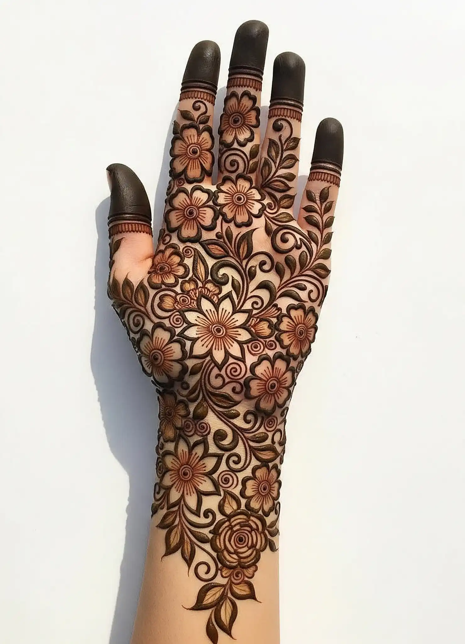 New front hand mehndi design 187 New front hand mehndi design 187