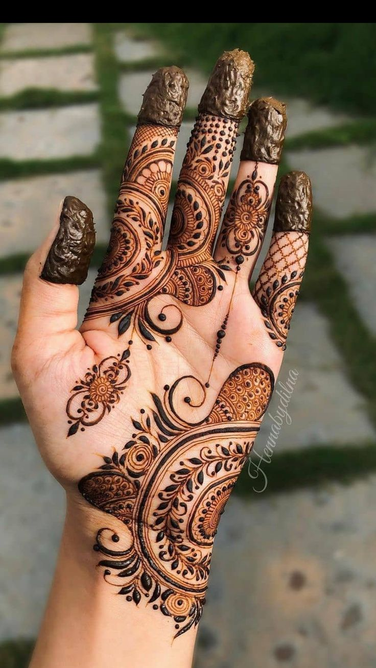 New front hand mehndi design 19 New front hand mehndi design 19