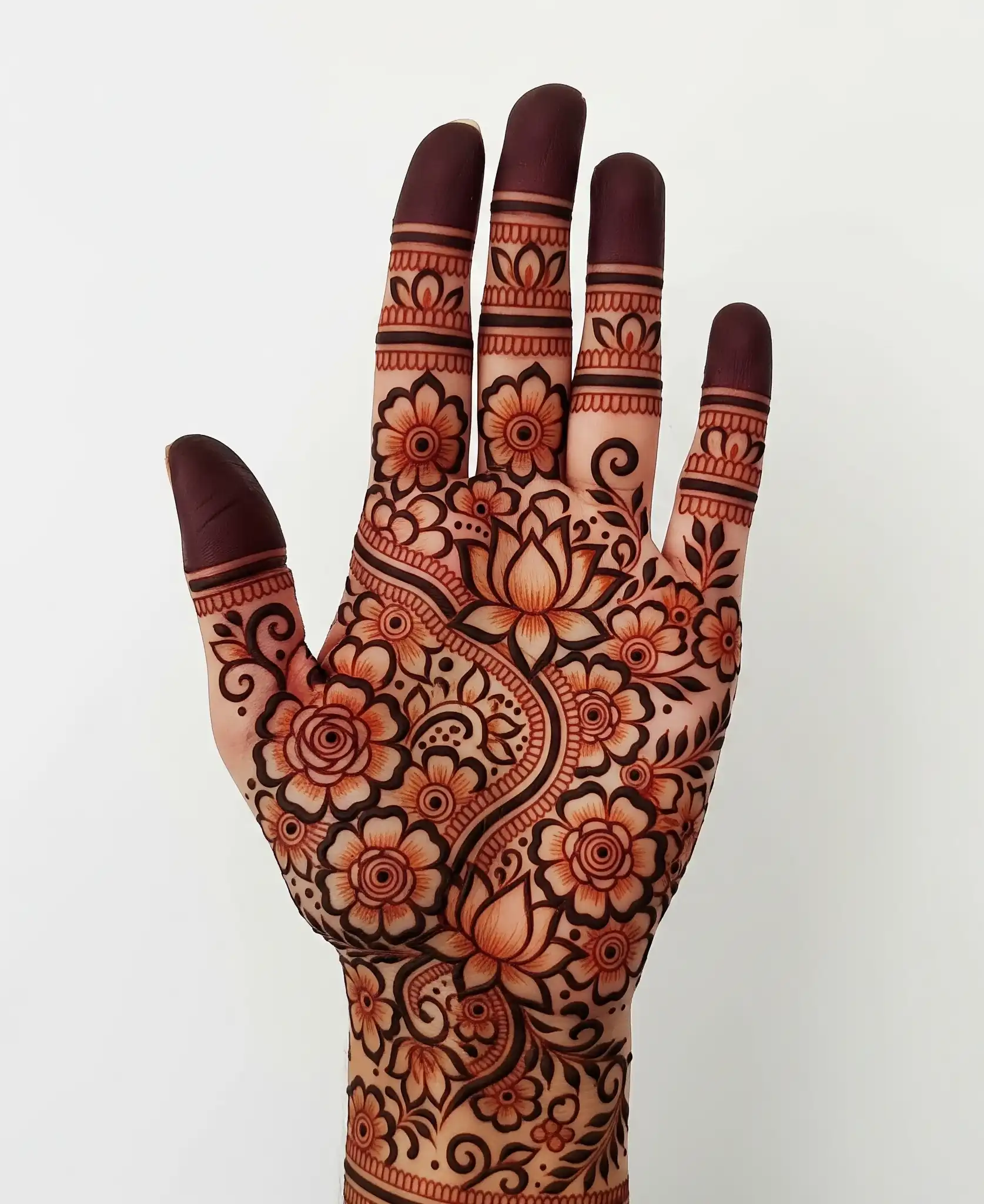 New front hand mehndi design 203 New front hand mehndi design 203