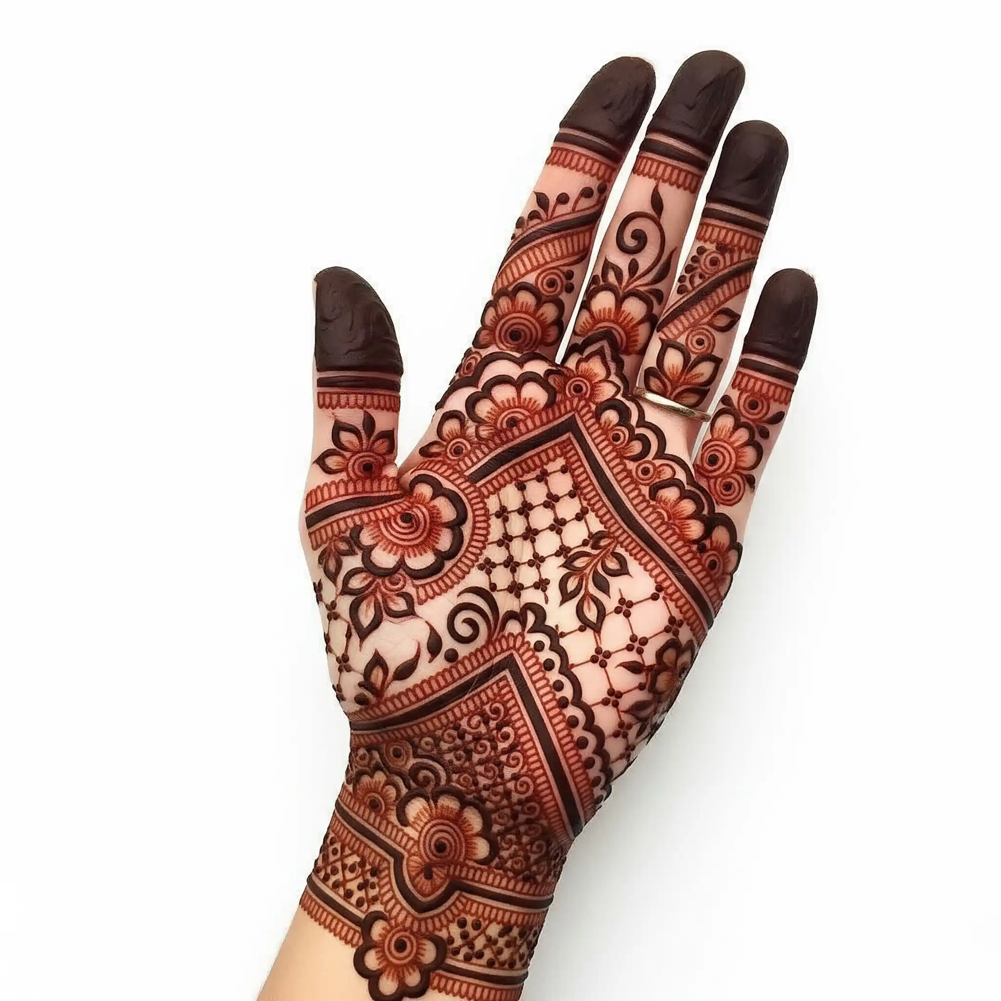 New front hand mehndi design 204 New front hand mehndi design 204