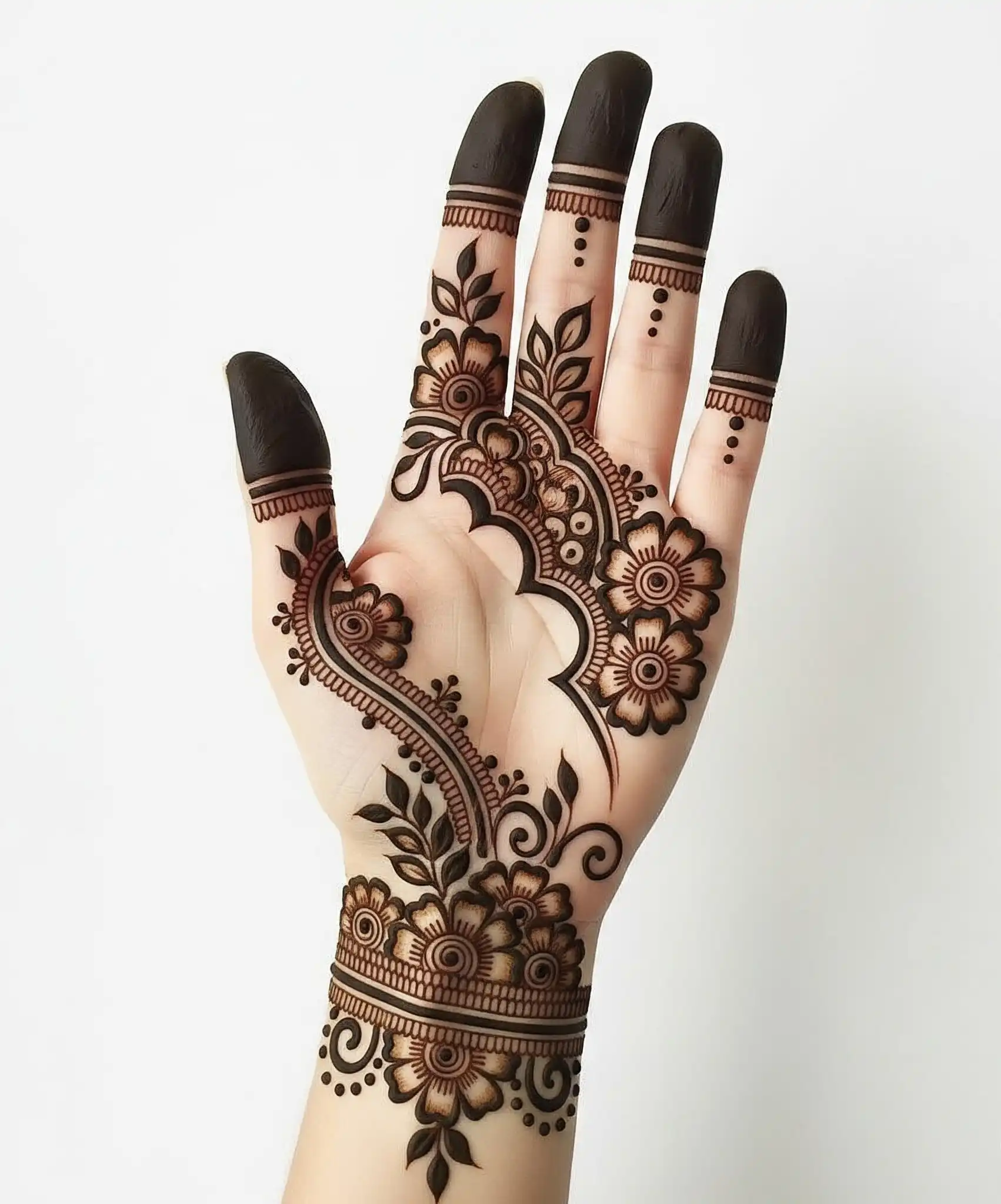 New front hand mehndi design 208 New front hand mehndi design 208